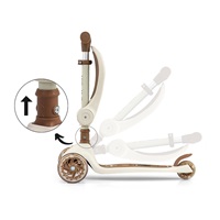 Tříkolová balanční koloběžka-scooter se sedátkem FUZZY Milly Mally classic