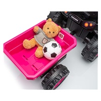 Elektrický traktor s vlečkou Milly Mally Farmer růžový