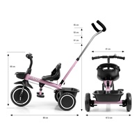 Dětská tříkolka Milly Mally Axel pink