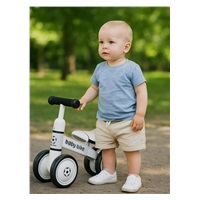 Dětské odrážedlo Baby Mix Baby Bike Černá bílá football (Zánovní)