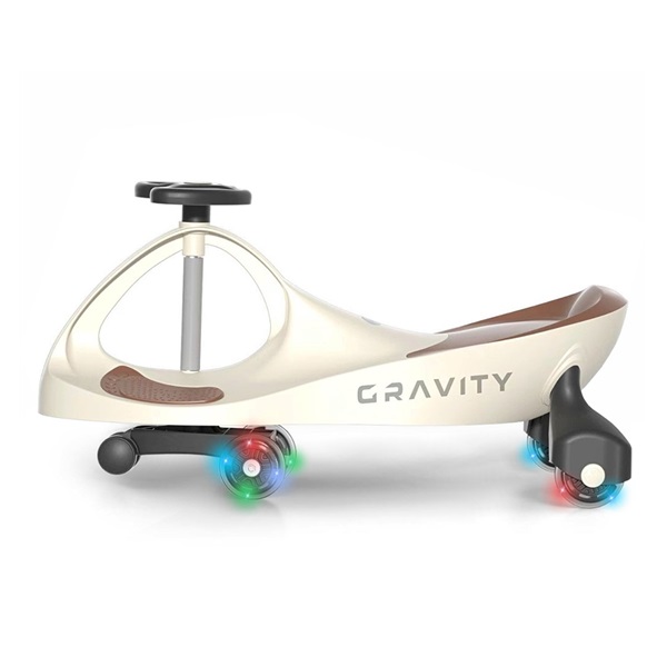 Dětské gravitační odrážedlo Gravity Milly Mally beige brown