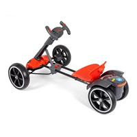 Elektrická motokára s dálkovým ovládáním a LED efekty GOKART BOLT Milly Mally red