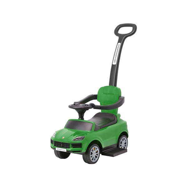 Dětské odrážedlo s vodící tyčí Milly Mally Porsche Cayenne green