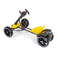 Elektrická motokára s dálkovým ovládáním a LED efekty GOKART BOLT Milly Mally yellow