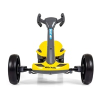 Elektrická motokára s dálkovým ovládáním a LED efekty GOKART BOLT Milly Mally yellow
