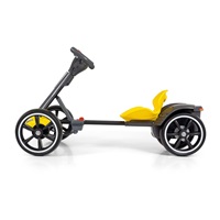 Elektrická motokára s dálkovým ovládáním a LED efekty GOKART BOLT Milly Mally yellow