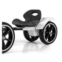 Elektrická motokára s dálkovým ovládáním a LED efekty GOKART BOLT Milly Mally white