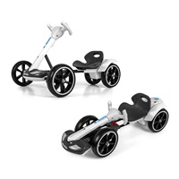 Elektrická motokára s dálkovým ovládáním a LED efekty GOKART BOLT Milly Mally white