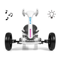 Elektrická motokára s dálkovým ovládáním a LED efekty GOKART BOLT Milly Mally white