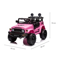 Elektrické autíčko Milly Mally Toyota FJ Cruiser Pink