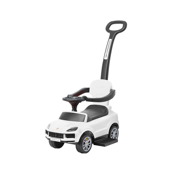 Dětské odrážedlo s vodící tyčí Milly Mally Porsche Cayenne white