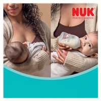 Kojenecká láhev NUK Perfect Match s kontrolou teploty Hippo 260 ml