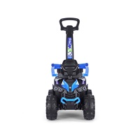 Dětské odrážedlo s vodící tyčí Milly Mally Wild 3v1 blue