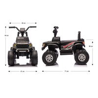 Elektrická čtyřkolka Milly Mally Ford F-150 Raptor black