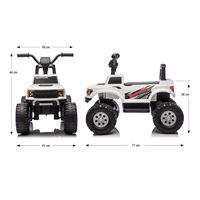 Elektrická čtyřkolka Milly Mally Ford F-150 Raptor white