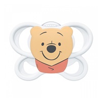 Dudlík NUK Perfect Match Air Disney Medvídek Pú 0-6 měsíců white