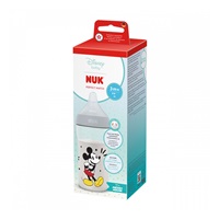 Kojenecká láhev NUK Perfect Match s kontrolou teploty Disney Mickey 260 ml grey