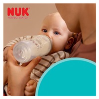 Kojenecká láhev NUK Perfect Match s kontrolou teploty Disney Mickey 260 ml grey