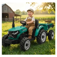 Dětský elektrický traktor HUGE Baby Mix zelený (poškozený obal)