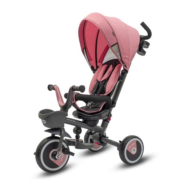 Dětská tříkolka Baby Mix 5v1 RELAX 365° růžová (poškozený obal)