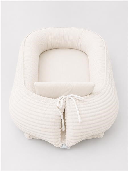 Hnízdečko pro miminko New Baby Manšestr cream