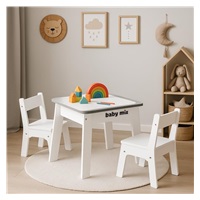 Dětský stůl a židle Baby Mix Leaf Grey (poškozený obal)