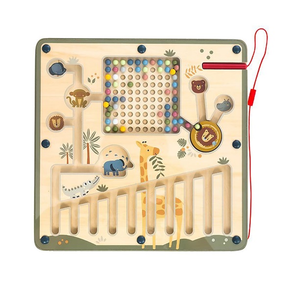 Magnetické safari bludiště Baby Mix