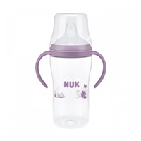 Kojenecká láhev NUK Perfect Match na učení Hippo 260 ml