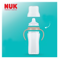 Kojenecká láhev NUK Perfect Match na učení Hippo 260 ml