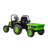 BAZÁREK Elektrický traktor s vlečkou Milly Mally Farmer zelený