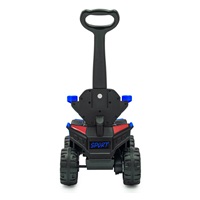 Dětské elektrické odrážedlo Baby Mix Ruggy s vodící tyčí modré (Poškozený obal)