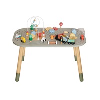 Dětský dřevěný Montessori hrací stolek s aktivitami Baby Mix