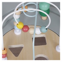 Dětský dřevěný Montessori hrací stolek s aktivitami Baby Mix