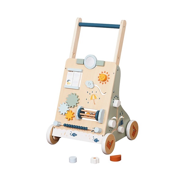 Dětské Montessori dřevěné chodítko Baby Mix