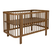Dětská oválná postýlka Klára New Baby ořechová