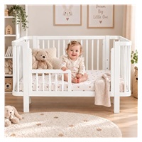 Dětská oválná postýlka Klára New Baby bílá