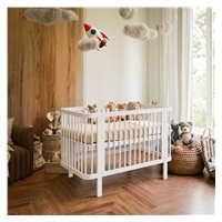 Dětská oválná postýlka Klára New Baby bílá