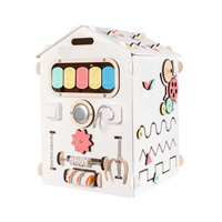 Activity Board Domeček Montessori natural white