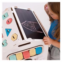 Activity Board Domeček Montessori natural white