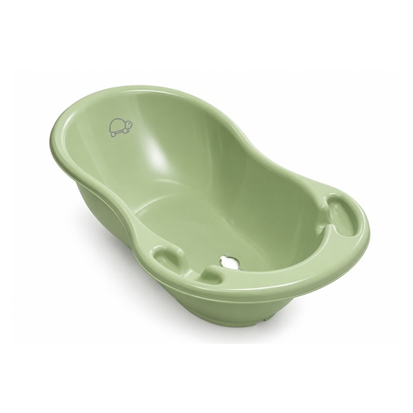Anatomická vanička s výpustí 102 cm Turtle light green