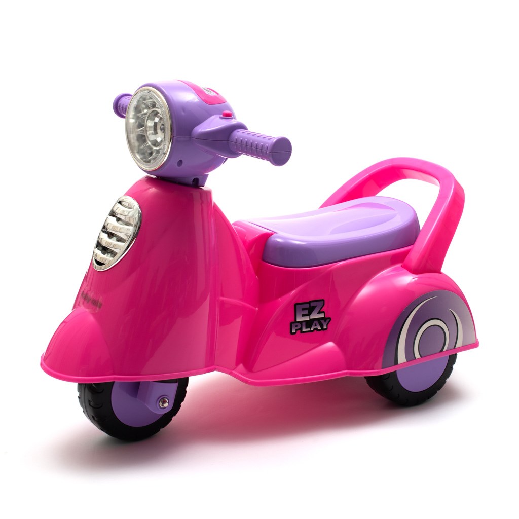 Dětské odrážedlo motorka se zvukem Baby Mix Scooter bílé - 15
