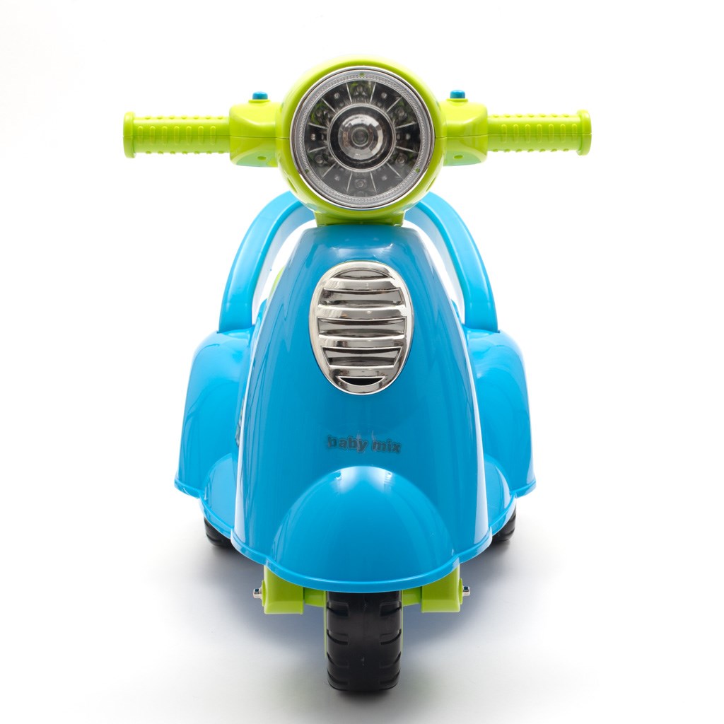 Dětské odrážedlo motorka se zvukem Baby Mix Scooter modré - 2