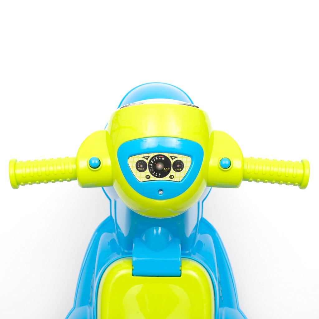 Dětské odrážedlo motorka se zvukem Baby Mix Scooter modré - 10