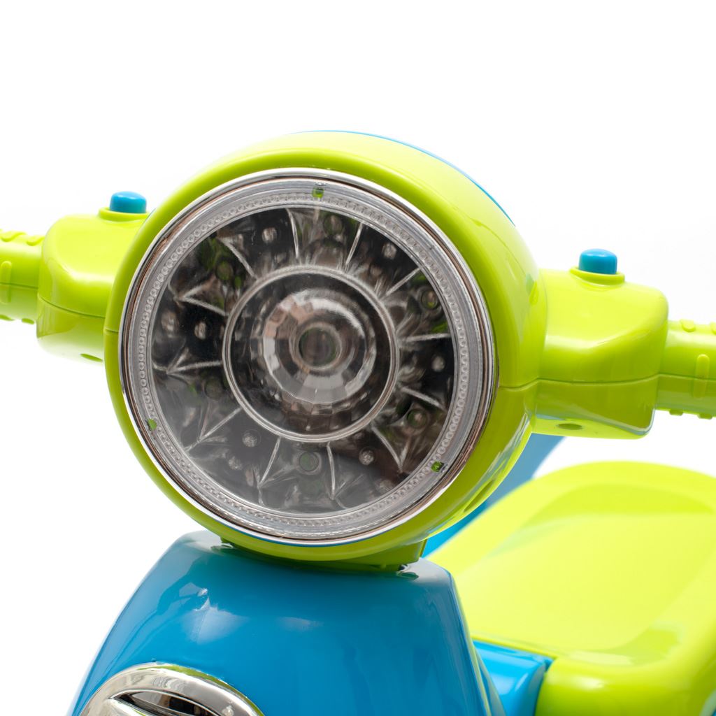 Dětské odrážedlo motorka se zvukem Baby Mix Scooter modré - 11