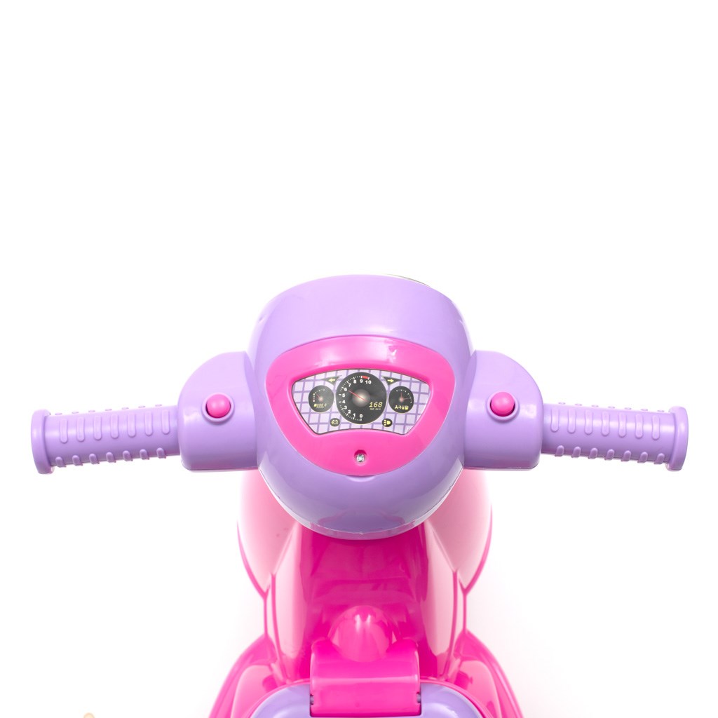 Dětské odrážedlo motorka se zvukem Baby Mix Scooter růžové - 11