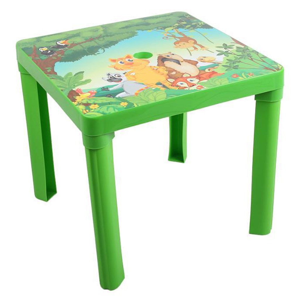 Dětský zahradní nábytek – Plastový stůl zelený