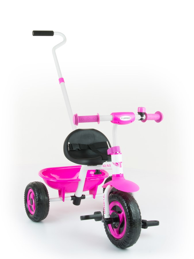 Dětská tříkolka Milly Mally Boby TURBO pink - 1