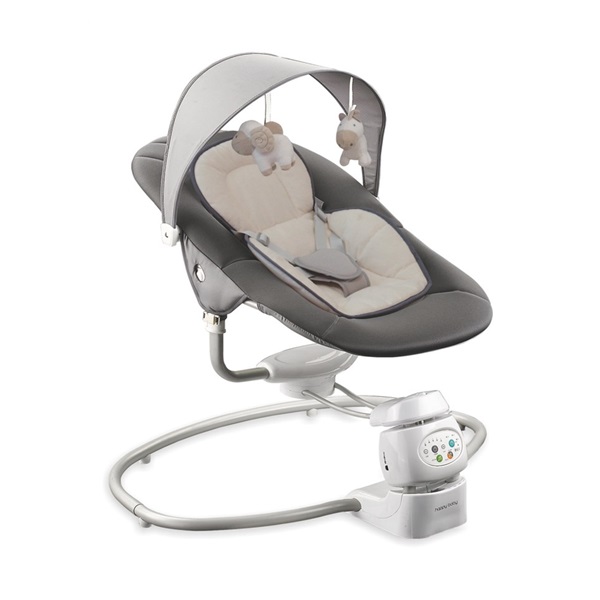 Dětské lehátko 2v1 Baby Mix dark grey